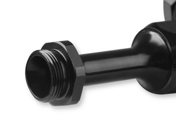 Earl's Performance Billet Fuel Logs AT105008ERL Log, Aluminum, Black Anodized, Adjustable, -10 AN Inlet, Holley, Each thumbnail 5