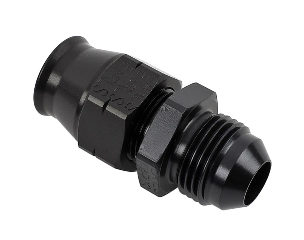 Earl's Performance Tube Adapter Fittings AT165008ERL Fitting, Adapter, AN to Tubing, Straight, Aluminum, Black Anodized, -8 AN, 1/2 in., Each thumbnail 3