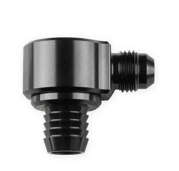 Earl's Performance Brake Booster Check Valves AT252006ERL Valve, Aluminum, Black Anodized, -6 AN, Hose Barb, Each thumbnail 2
