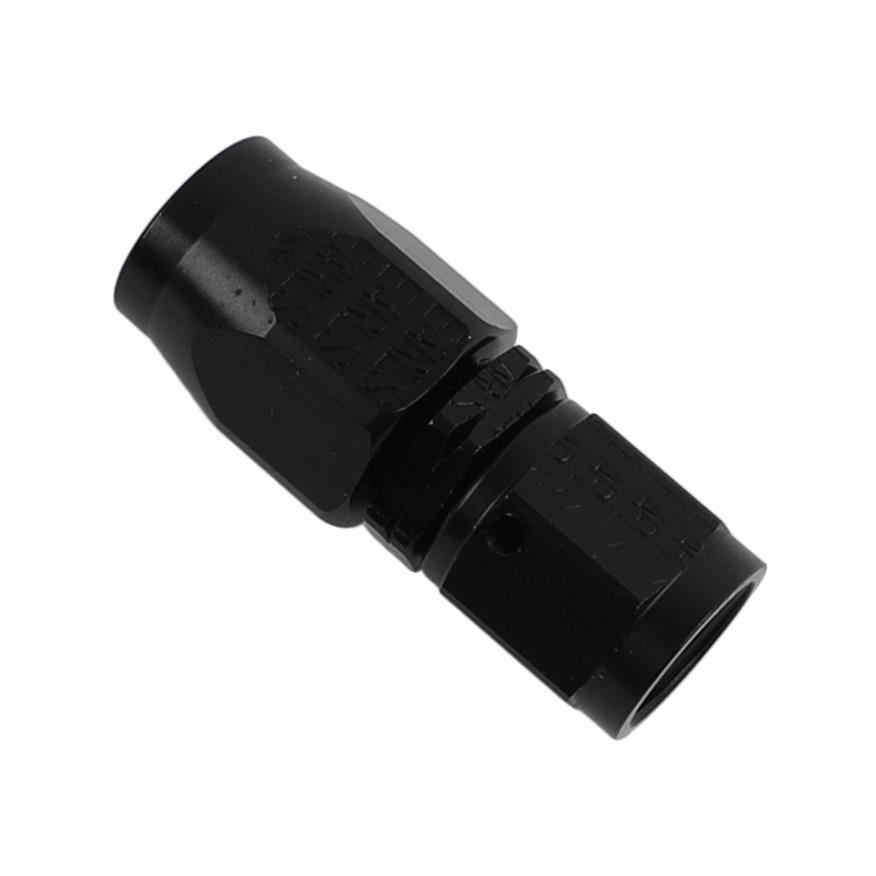 Earl's Performance Auto-Fit Hose Ends AT300104ERL End, Auto-Fit, Straight, -4 AN Female Threads, Aluminum, Black Anodized, Each