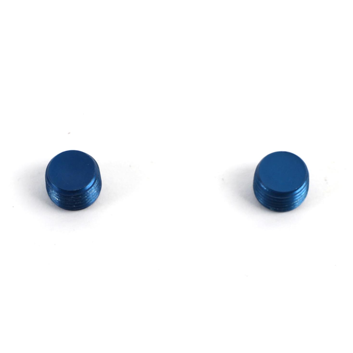Earl's Performance Plugs AT593202ERL Fitting, Plug, 1/8 in. NPT, Male Thread, Aluminum, Black Anodized, Pair thumbnail 2
