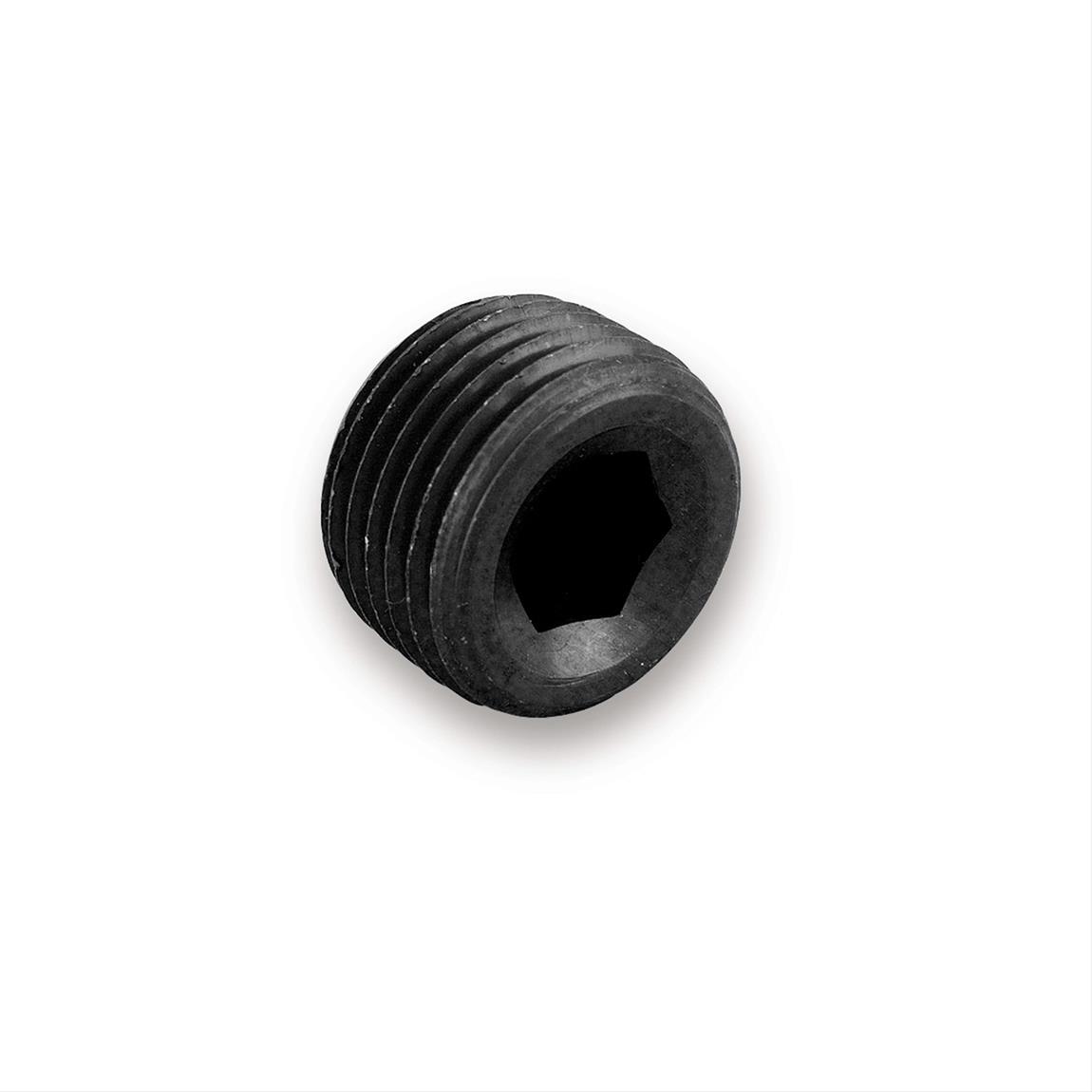 Earl's Performance Plugs 593202ERL Fittings, Internal Allen Head Pipe Plug, 1/8 in. NPT, Aluminum, Blue Anodized, Pair thumbnail 3