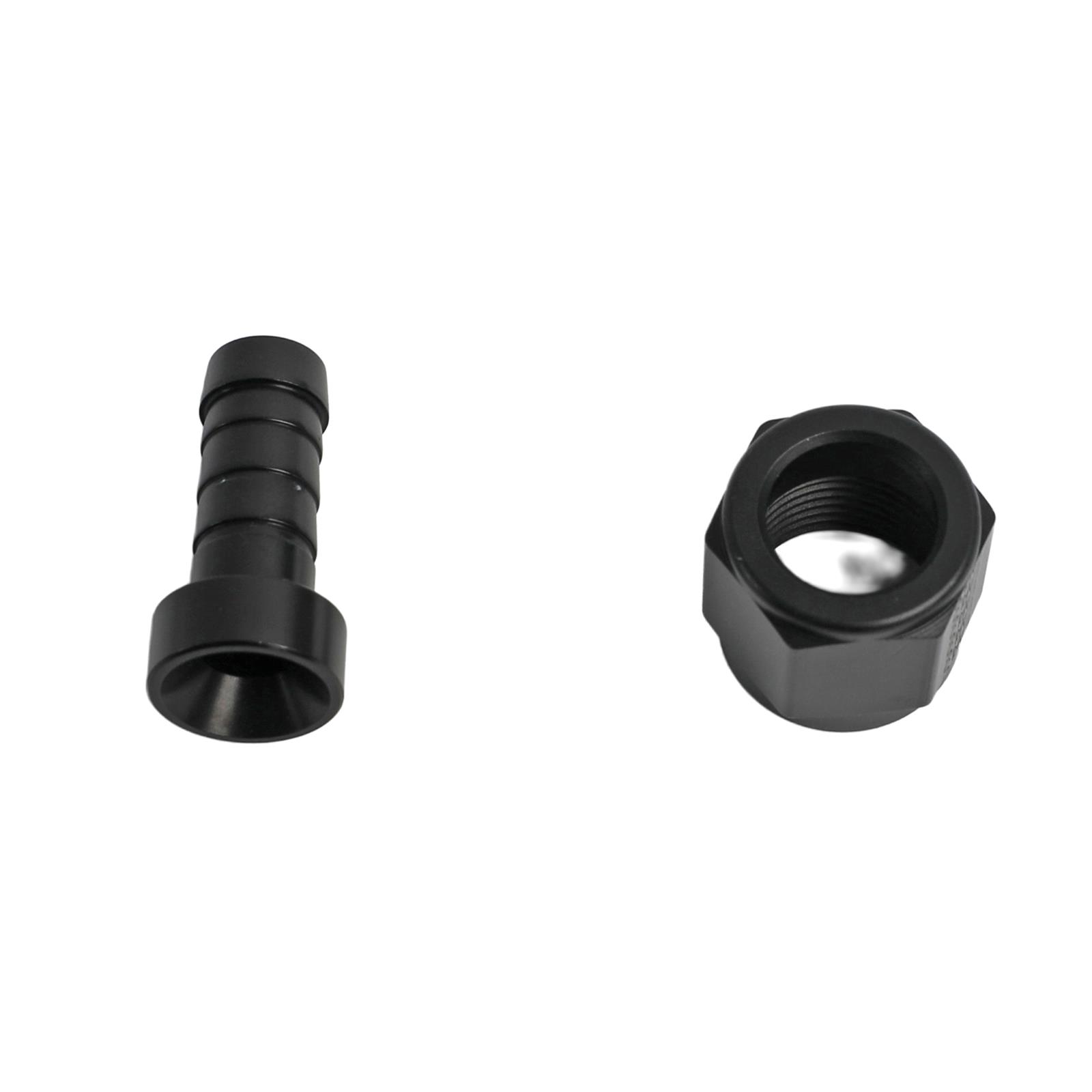 Earl's Performance Auto-Mate Hose Ends AT700108ERL Fitting, End, Auto-Mate, Straight, Aluminum, Black Anodized, -8 AN, Female, Each