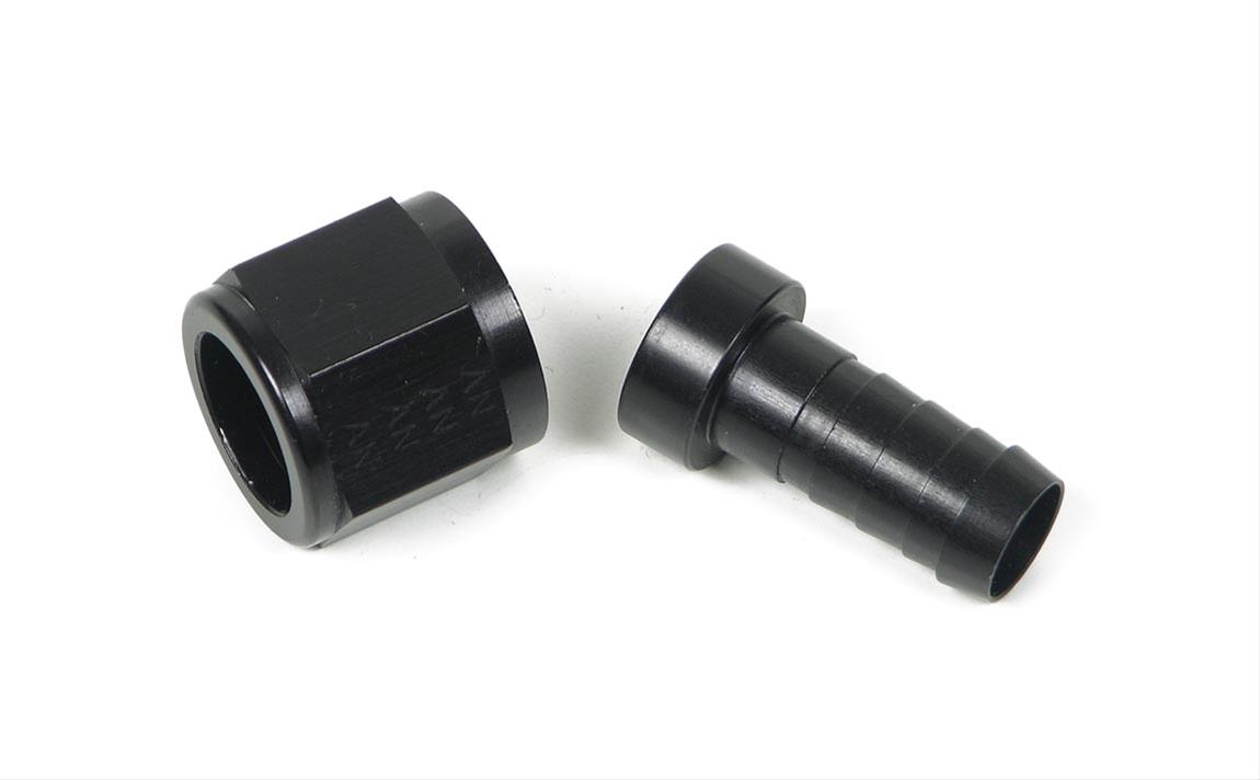 Earl's Performance Auto-Mate Hose Ends AT700112ERL Fitting, End, Auto-Mate, Straight, Aluminum, Black Anodized, -12 AN, Female, Each