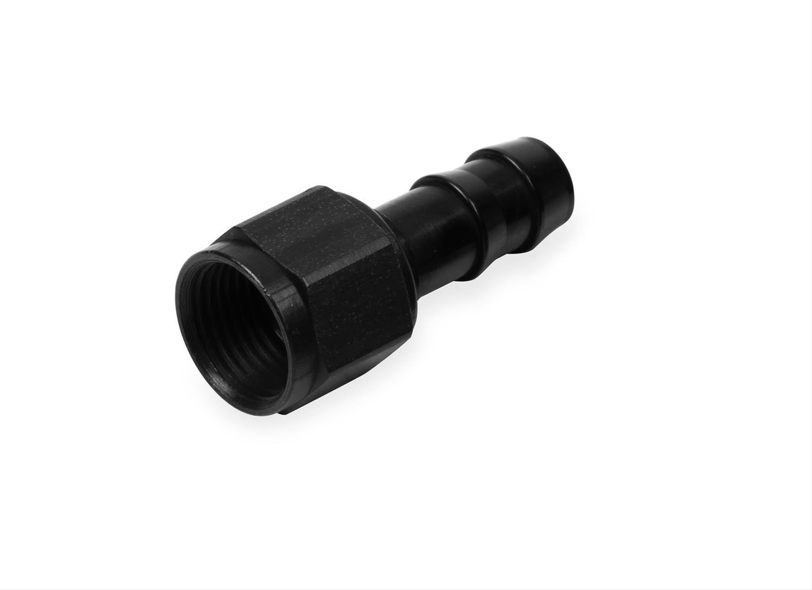 Earl's Performance Super Stock Hose Ends AT700113ERL Fitting, End, Stock, Straight, Aluminum, Black Anodized, -12 AN Male, -12 AN Female, Each thumbnail 2