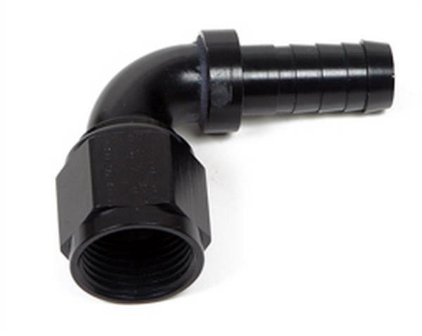 Earl's Performance Auto-Mate Hose Ends AT709108ERL Fitting, End, Auto-Mate, 90 Degree, Aluminum, Black Anodized, -8 AN, Female, Each
