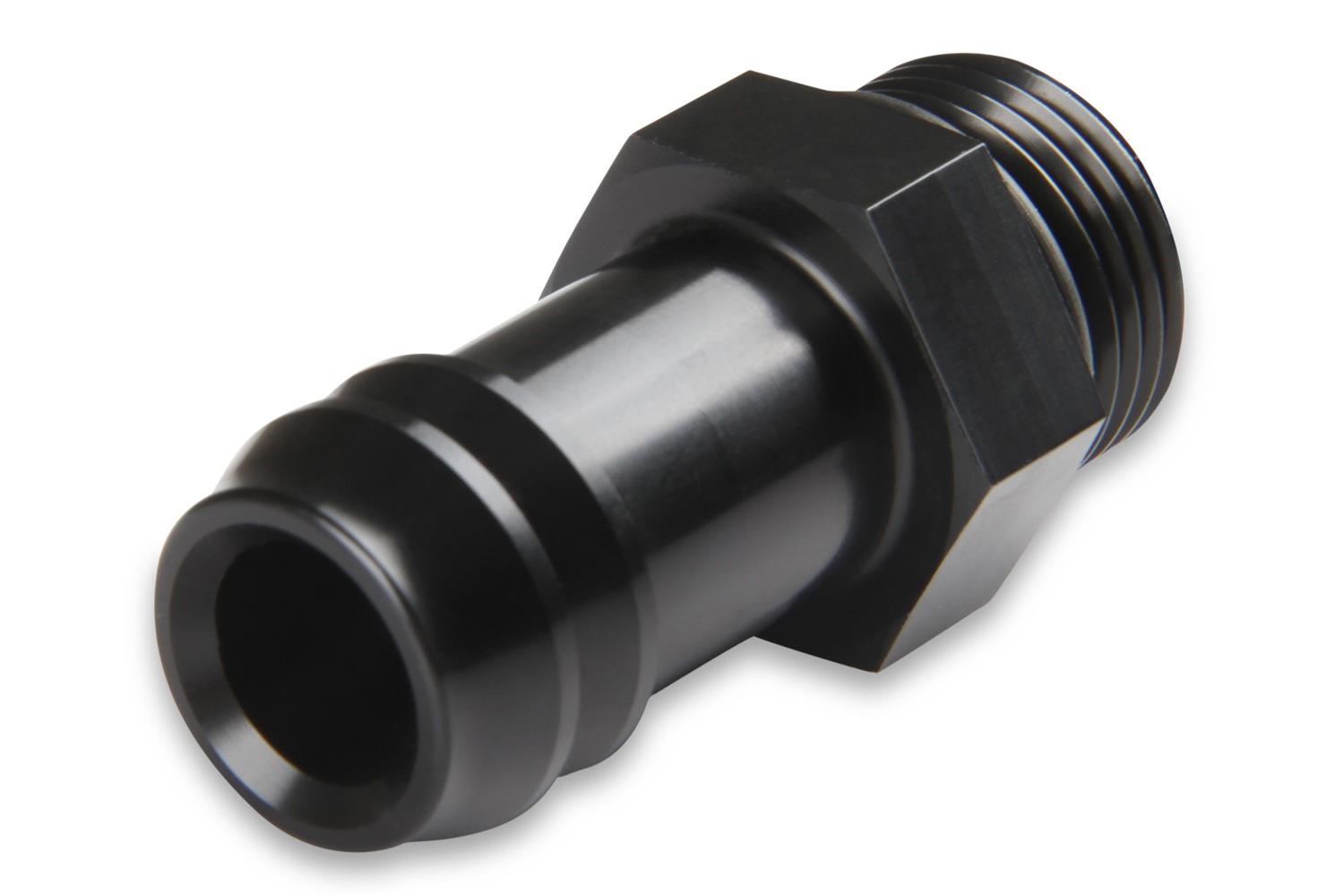 Earl's Performance Hose Barb to AN Adapters AT785013ERL Fittings and Adapters, To Adapters, S Bend, Aluminum, Black Anodized, -10 Male O-ring Threaded, 3/4 in. Barb, Each thumbnail 2