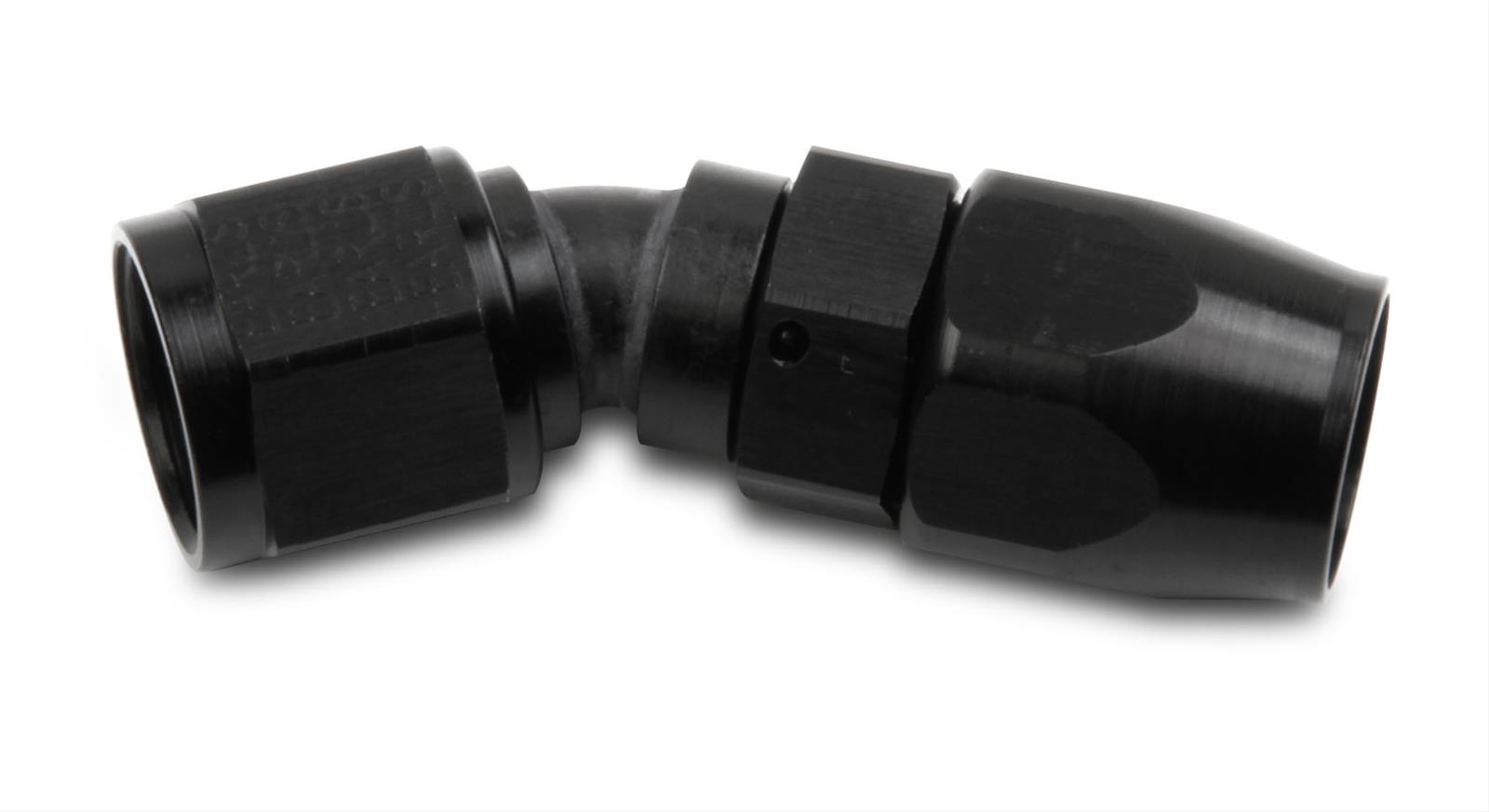 Earl's Performance Swivel-Seal Hose Ends AT803110ERL End, Swivel-Seal, 30 Degree, -10 AN Female Threads, Aluminum, Black Anodized, Each
