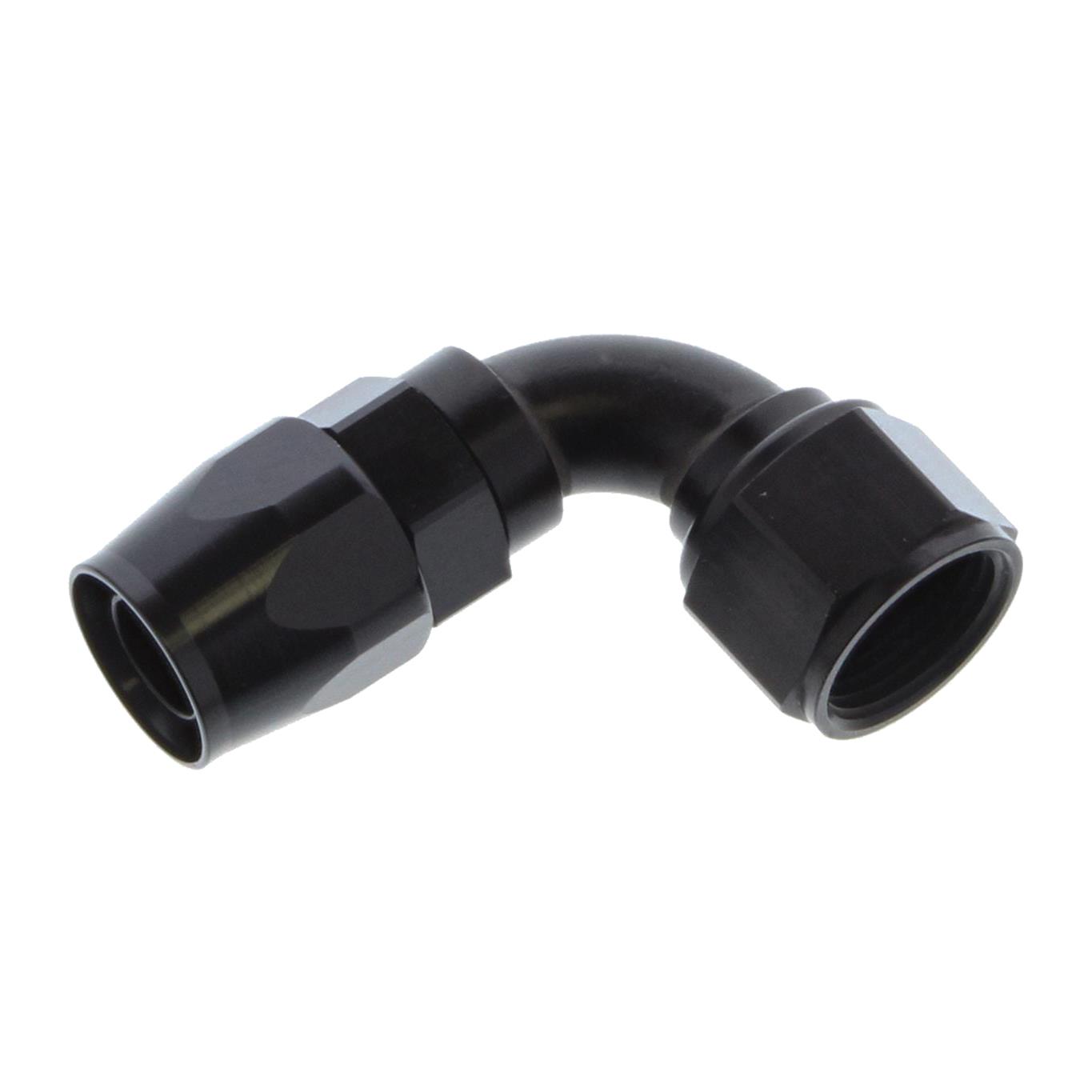 Earl's Performance Swivel-Seal Hose Ends AT809112ERL Fitting, End, Swivel-Seal, 90 Degree, -12 AN to Female -12 AN, Aluminum, Black, Each thumbnail 2