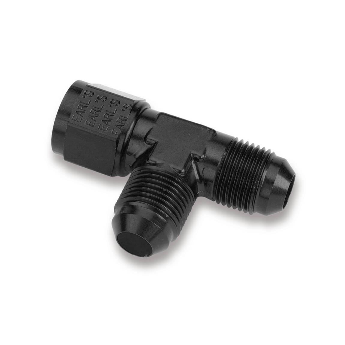 Earl's Performance Tee Adapter Fittings AT926108ERL Fitting, Adapter, Aluminum, Black Anodized, Each thumbnail 2