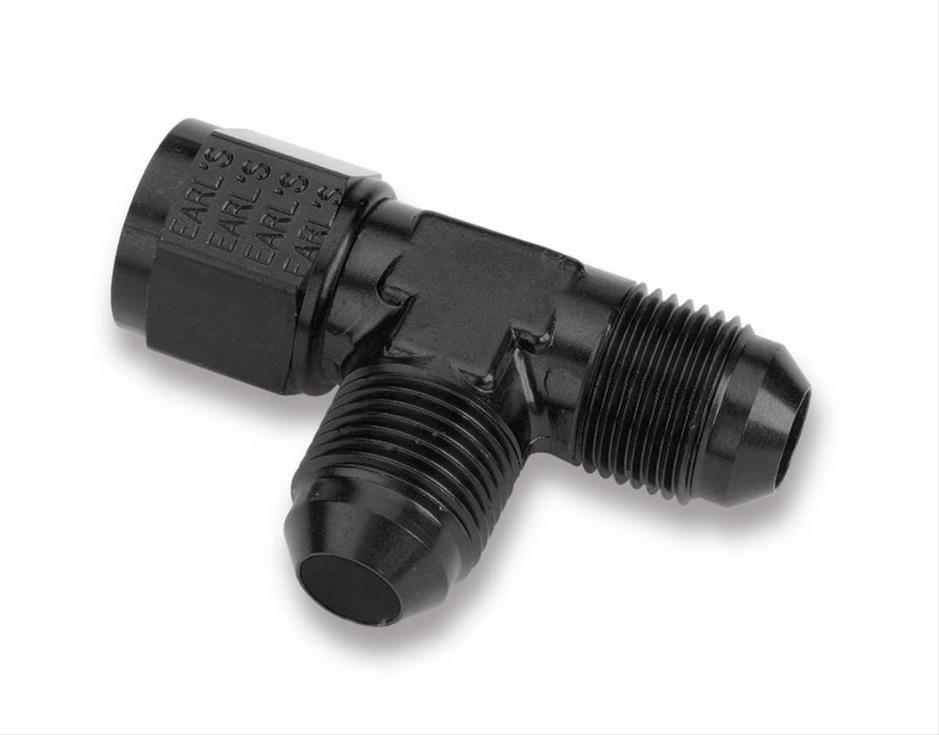Earl's Performance Tee Adapter Fittings AT926110ERL Fitting, Adapter, Aluminum, Black Anodized, Each thumbnail 2