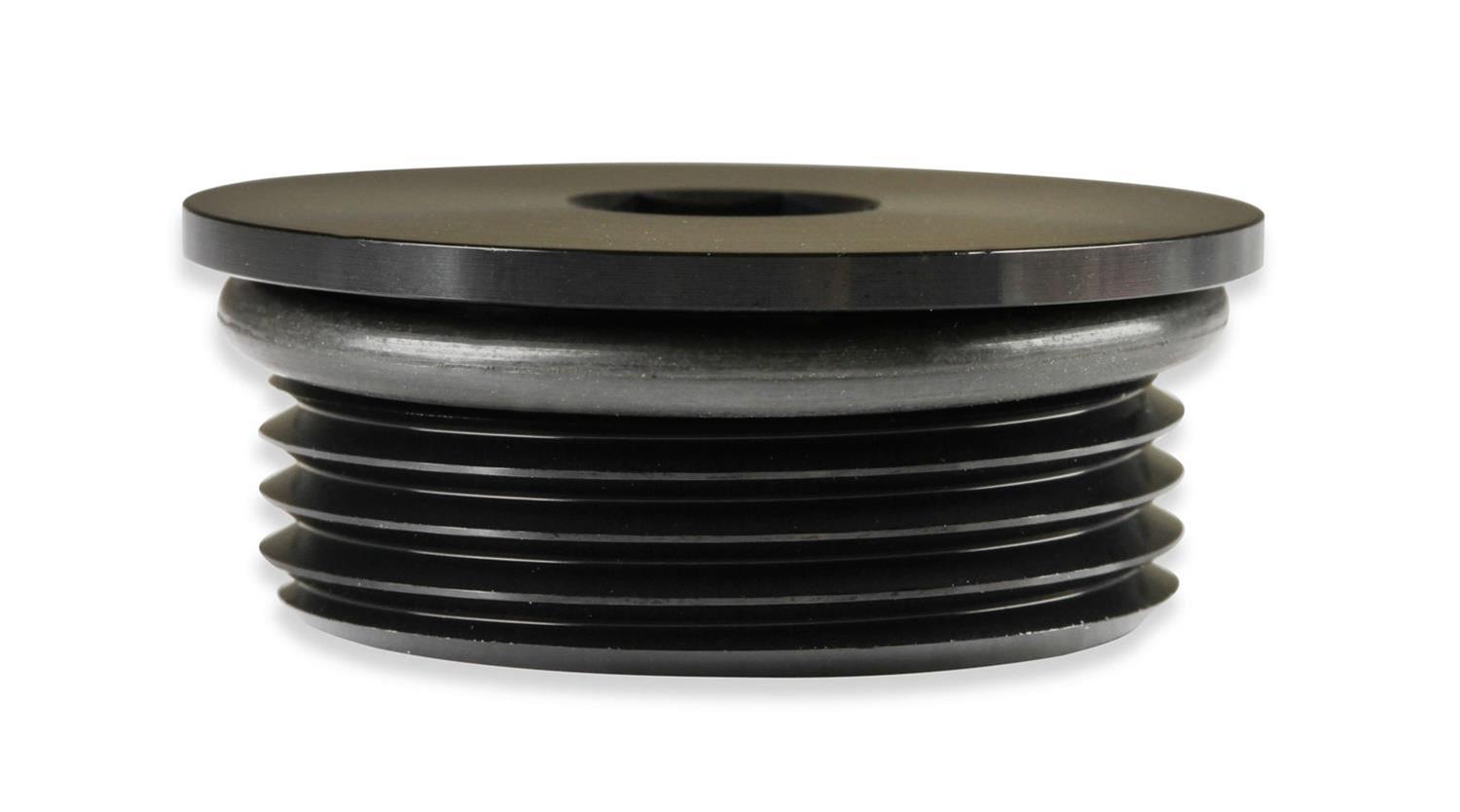 Earl's Performance Plugs AT981308ERL Plug Fittings, Plugs, -8 AN O-ring, Male Threads, Aluminum, Black Anodized, Internal Allen Head, Each thumbnail 6