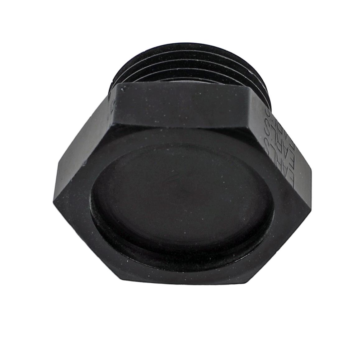 Earl's Performance Plugs AT981412ERL Fitting, Plug, -12 AN O-Ring, Male Thread, Aluminum, Black Anodized, Each thumbnail 2