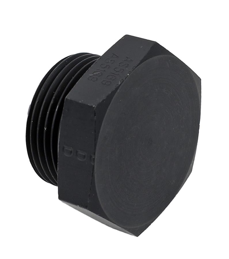 Earl's Performance Plugs AT981416ERL Fitting, Plug, -16 AN O-Ring, Male Thread, Aluminum, Black Anodized, Each thumbnail 4
