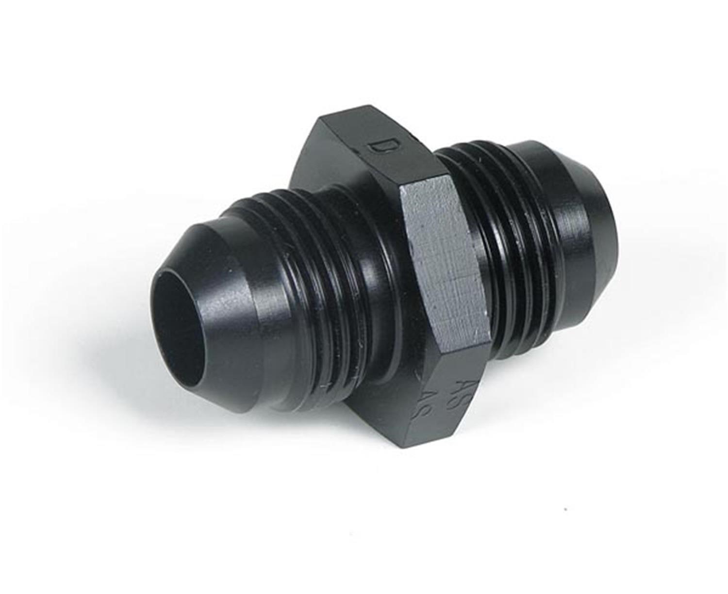 Earl's Performance Couplers AT981508ERL Fitting, Coupler, Union, AN to AN, Straight, Aluminum, Black Anodized, -8 AN, -8 AN, Each