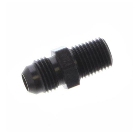 Earl's Performance AN to NPT Adapter Fittings AT981606ERL Fitting, Adapter, NPT, Straight, Aluminum, Black Anodized, -6 AN, 1/4 in. NPT, Each thumbnail 3