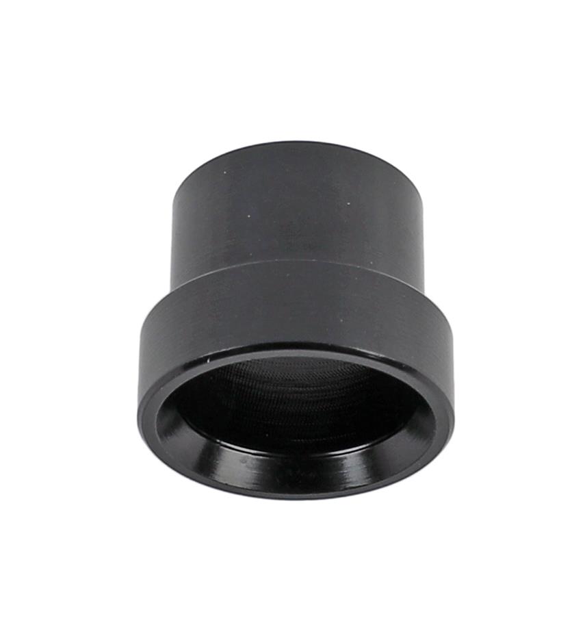 Earl's Performance Sleeves AT981908ERL Fitting, Tube Sleeve, -8 AN, Aluminum, Black Anodized, Each