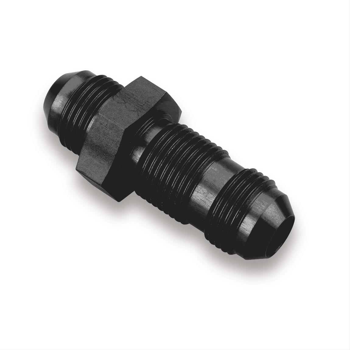 Earl's Performance Bulkhead Adapter Fittings AT983216ERL Fitting, Adapter, Straight, -16 AN Male Threads, Aluminum, Black Anodized, Each thumbnail 2