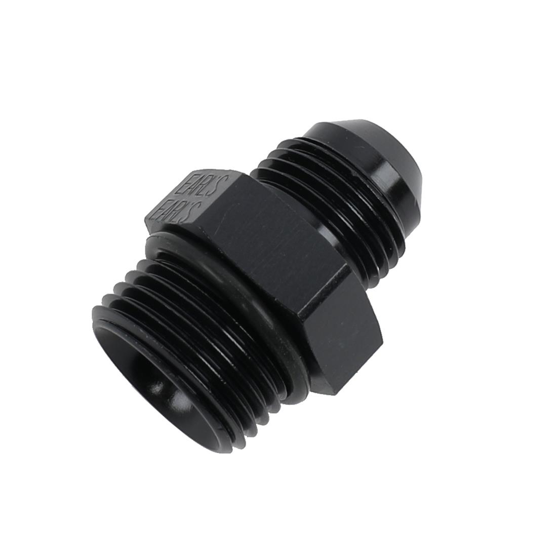 Earl's Performance AN Port Adapters AT985081ERL Fitting, Adapter, to Straight Cut, Straight, Aluminum, Black Anodized, -8 AN, -10 AN, Each thumbnail 2