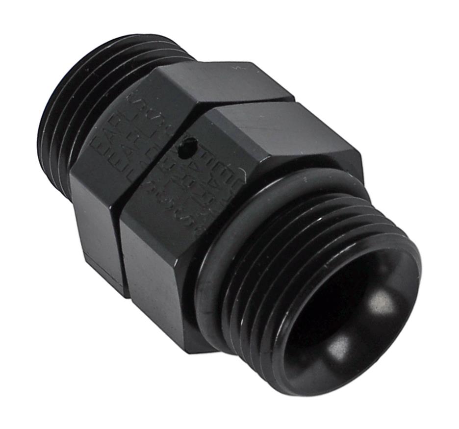Earl's Performance Couplers AT985212ERL Fitting, Coupler, Union, Straight Cut to Straight Cut, Straight, Aluminum, Black Anodized, -12 AN, -12 AN, Each thumbnail 2