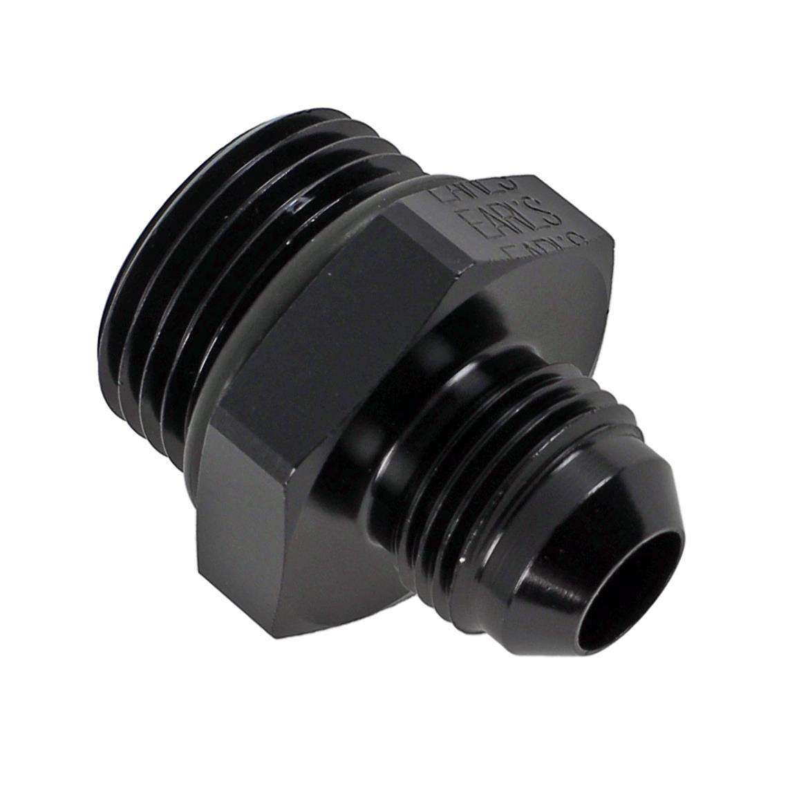 Earl's Performance AN to Straight Cut O-Ring Fittings AT985812ERL Fitting, Adapter, Cut, Straight, Aluminum, Black Anodized, -8 AN, -12 AN, Each thumbnail 2