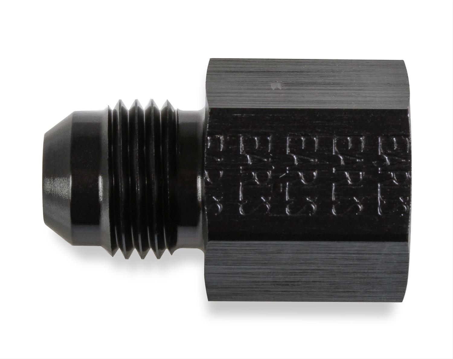 Earl's Performance AN to Metric Adapter Fittings AT9894DBHERL Fitting, Adapter, Threads, Straight, Aluminum, Black Anodized, -6 AN, M14 x 1.5, Each thumbnail 3