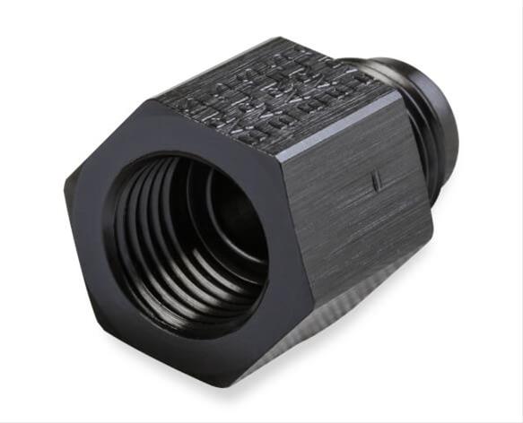 Earl's Performance AN to Metric Adapter Fittings AT9894DBHERL Fitting, Adapter, Threads, Straight, Aluminum, Black Anodized, -6 AN, M14 x 1.5, Each thumbnail 6