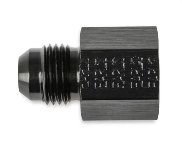 Earl's Performance AN to Metric Adapter Fittings AT9894DBJERL Fitting, Adapter, Threads, Straight, Aluminum, Black Anodized, -6 AN, M16 x 1.5, Each thumbnail 4