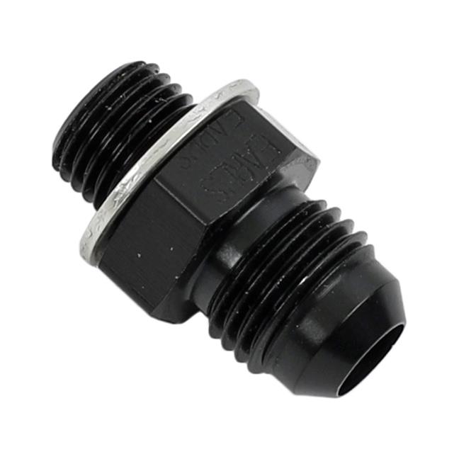 Earl's Performance Carburetor Inlet Fittings AT991945ERL Fitting, Inlet, -6 AN Male to 12mm x 1.25 Male, Aluminum, Black, Each thumbnail 2
