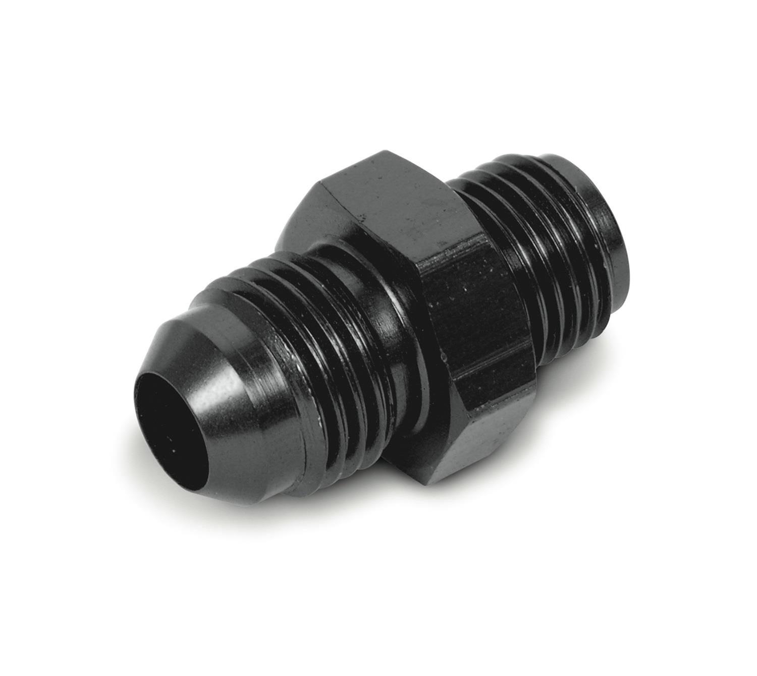 Earl's Performance AN to Inverted Flare Adapter Fittings AT991946ERL Fitting, Adapter, Flare, Straight, Aluminum, Black Anodized, -6 AN, 1/2-20 in. Flare, Each