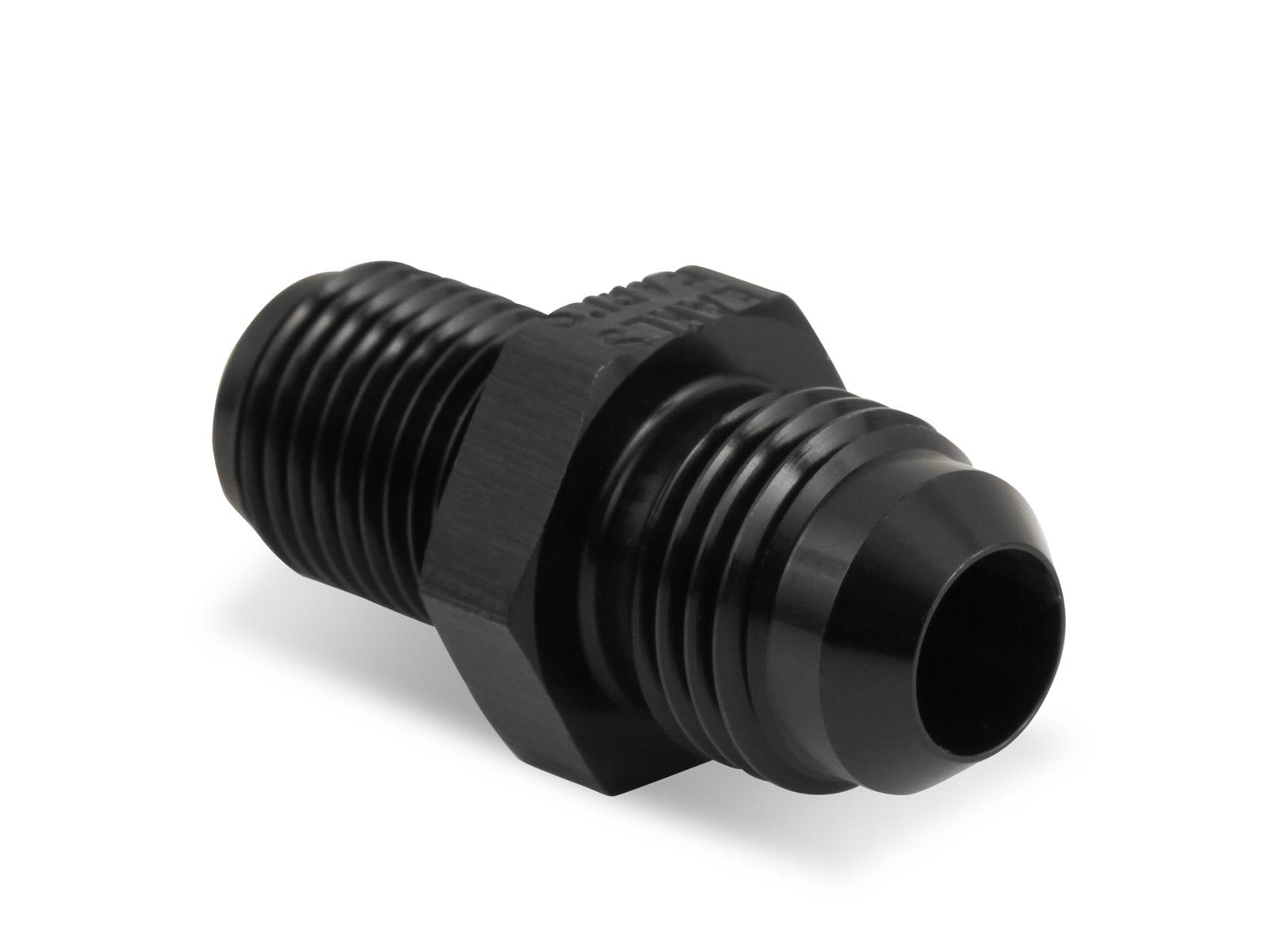 Earl's Performance AN to Inverted Flare Adapter Fittings AT991946LERL Fitting, Adapter, Flare, Straight, Aluminum, Black Anodized, -6 AN, 1/2-20 in. Flare, Each thumbnail 4