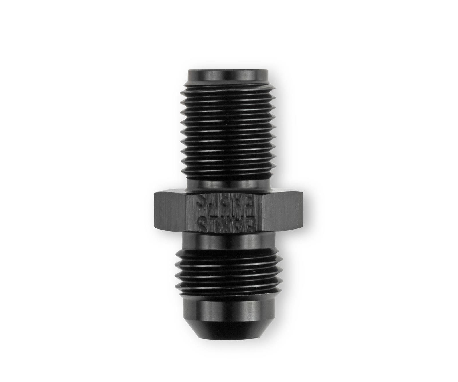 Earl's Performance AN to Inverted Flare Adapter Fittings AT991946LERL Fitting, Adapter, Flare, Straight, Aluminum, Black Anodized, -6 AN, 1/2-20 in. Flare, Each thumbnail 2