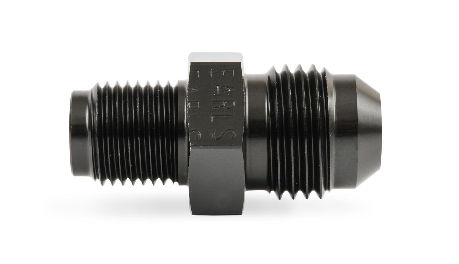 Earl's Performance AN to Inverted Flare Adapter Fittings AT991962ERL Fitting, Adapter, Flare, Straight, Aluminum, Black Anodized, -6 AN, 7/16-24 in. Flare, Each thumbnail 4