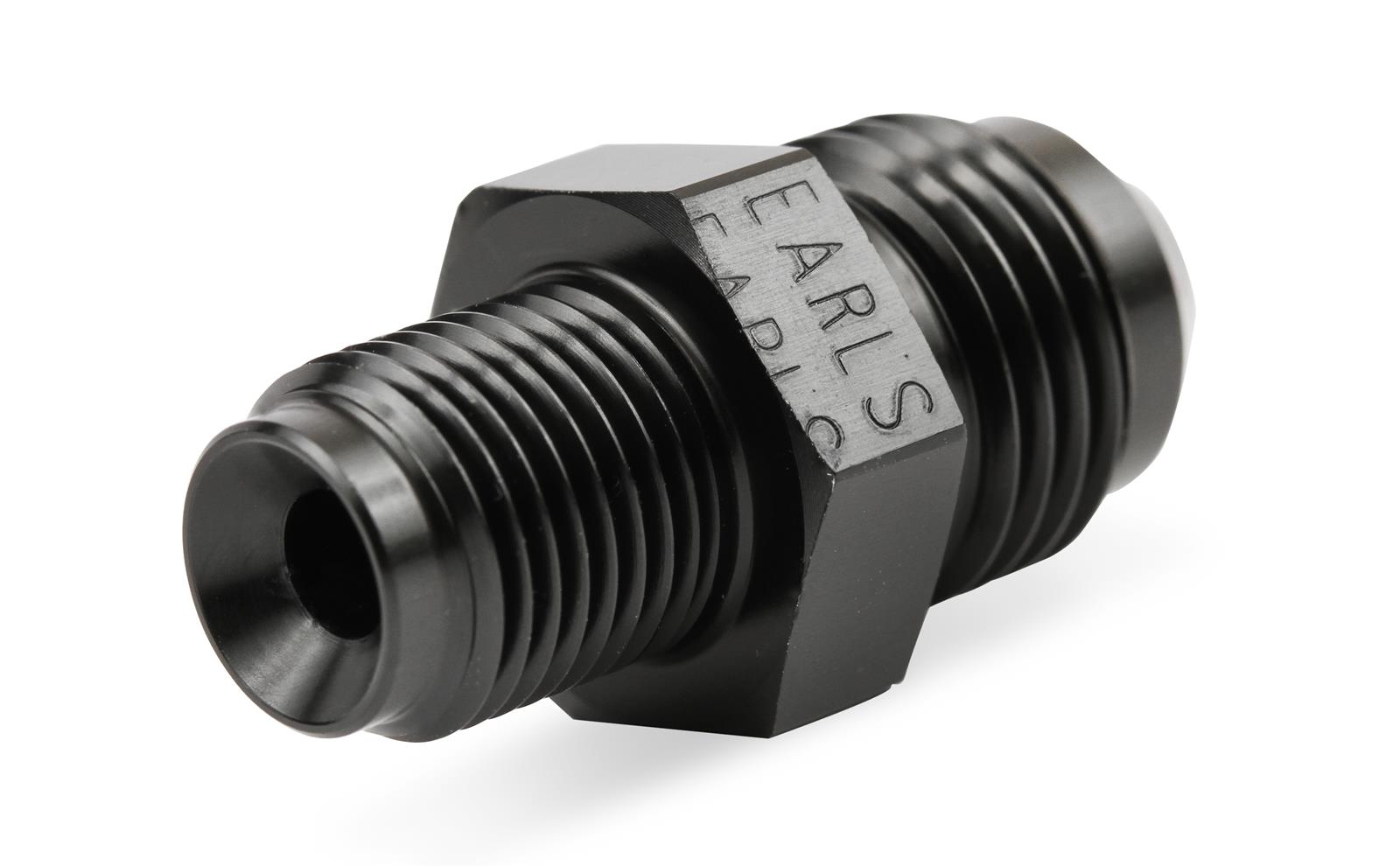 Earl's Performance AN to Inverted Flare Adapter Fittings AT991962ERL Fitting, Adapter, Flare, Straight, Aluminum, Black Anodized, -6 AN, 7/16-24 in. Flare, Each thumbnail 2