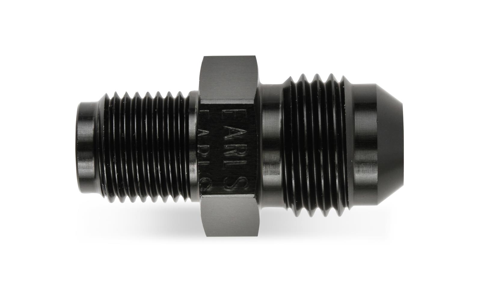 Earl's Performance AN to Inverted Flare Adapter Fittings AT991962ERL Fitting, Adapter, Flare, Straight, Aluminum, Black Anodized, -6 AN, 7/16-24 in. Flare, Each thumbnail 3