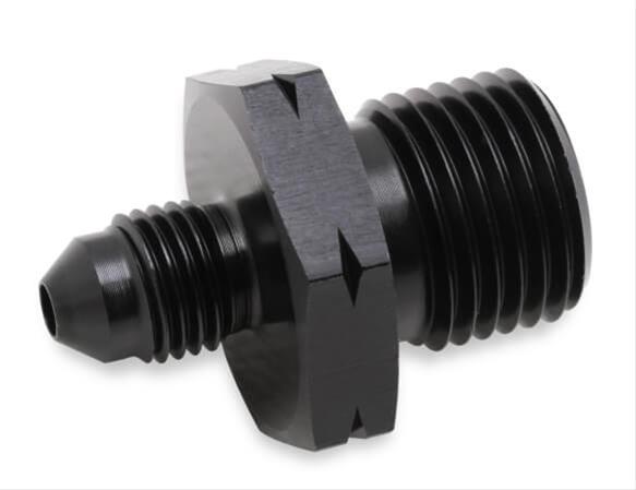 Earl's Performance LS Oil Pressure Gauge Adapter Fittings AT9919BFJERL Fitting, Adapter, AN to Metric Threads, Straight, Aluminum, Black Anodized, -4 AN, M16 x 1.5, Each thumbnail 4