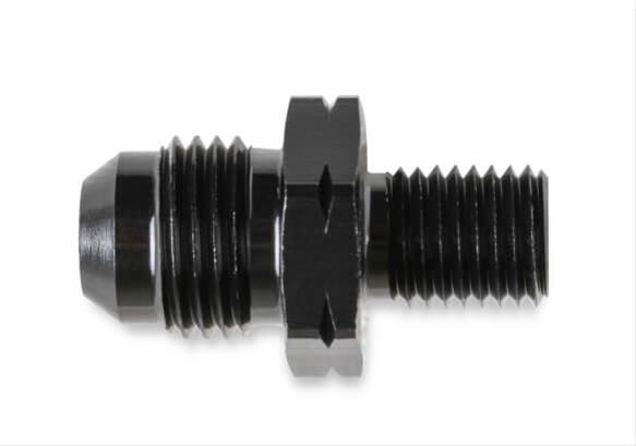 Earl's Performance AN to Metric Adapter Fittings AT9919DFHERL Fitting, Adapter, Threads, Straight, Aluminum, Black Anodized, -6 AN, M14 x 1.5, Each thumbnail 4
