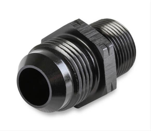 Earl's Performance AN to Metric Adapter Fittings AT9919EFGERL and Adapters, Fittings, Straight, -8 Male AN, M12 x 1.5 Male Metric, Aluminum, Black, Each thumbnail 2