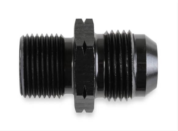 Earl's Performance AN to Metric Adapter Fittings AT9919EFGERL and Adapters, Fittings, Straight, -8 Male AN, M12 x 1.5 Male Metric, Aluminum, Black, Each thumbnail 4