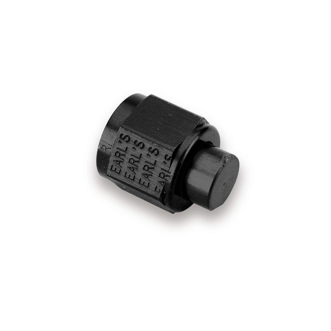 Earl's Performance AN Caps AT992908ERL Fitting, Cap, -8 Female, Aluminum, Black Anodized, Each thumbnail 2