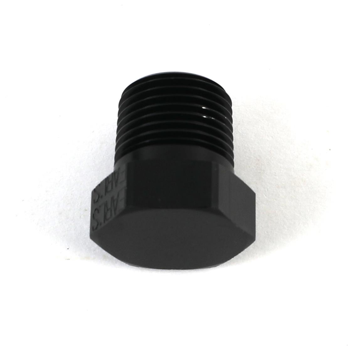 Earl's Performance Plugs AT993303ERL Fitting, Plug, 3/8 in. NPT, Male Thread, Aluminum, Black Anodized, Pair thumbnail 3