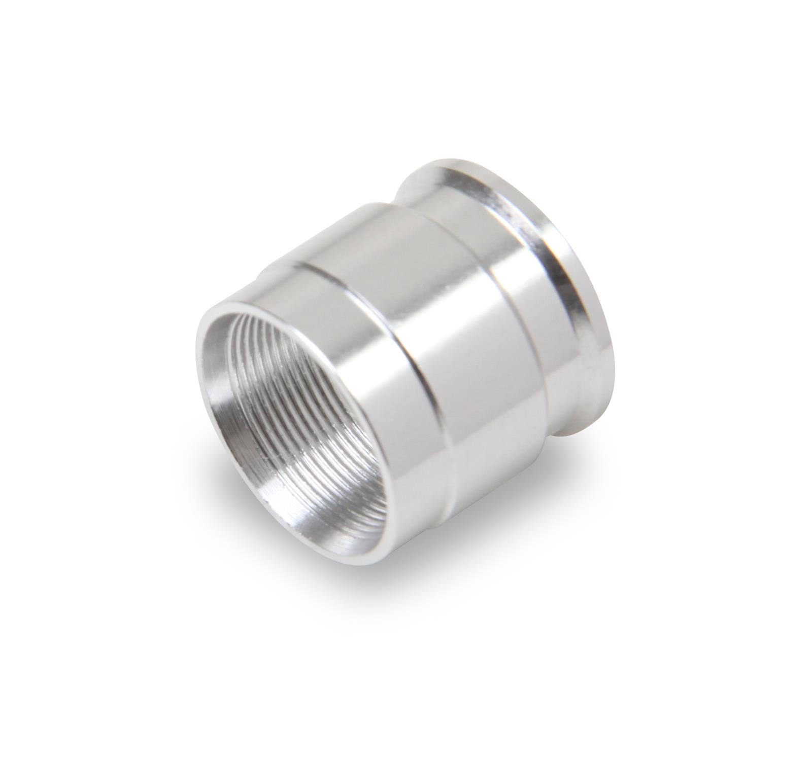 Earl's Performance Replacement UltraPro Crimp-On Collars CL689083ERL Crimp Collars, Collars, -8 AN Hose Size, Aluminum, Clear Anodized, Each