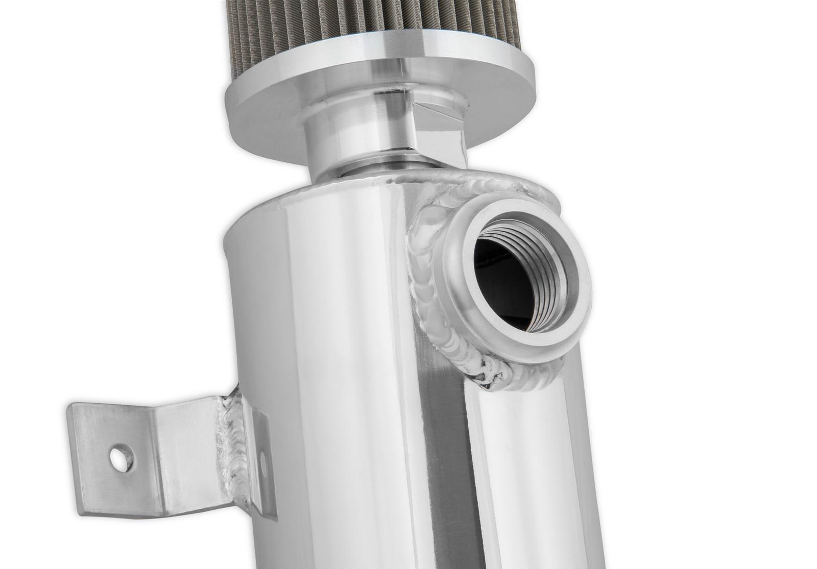 Earl's Performance Breather Tanks CT101ERL Oil Tank, Aluminum, Polished, Dual -12 AN ORB, Each thumbnail 7