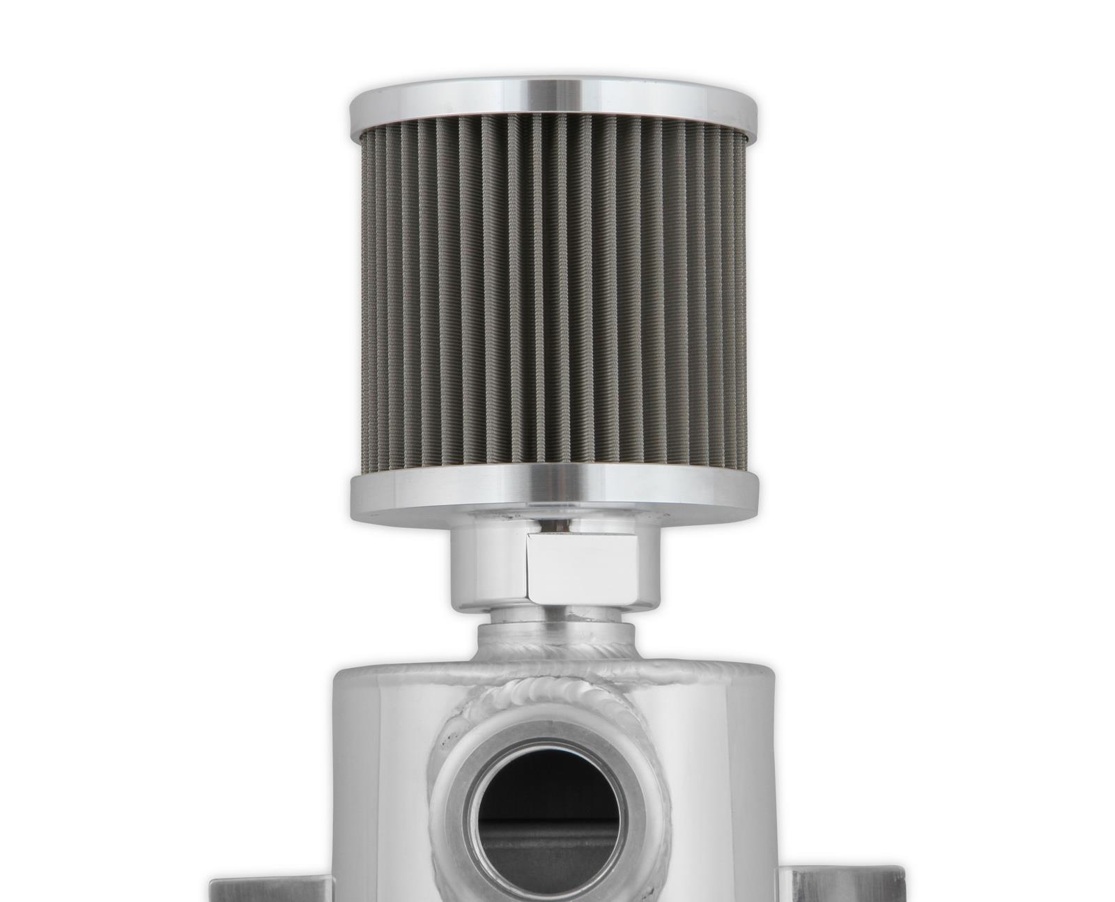 Earl's Performance Breather Tanks CT101ERL Oil Tank, Aluminum, Polished, Dual -12 AN ORB, Each thumbnail 3