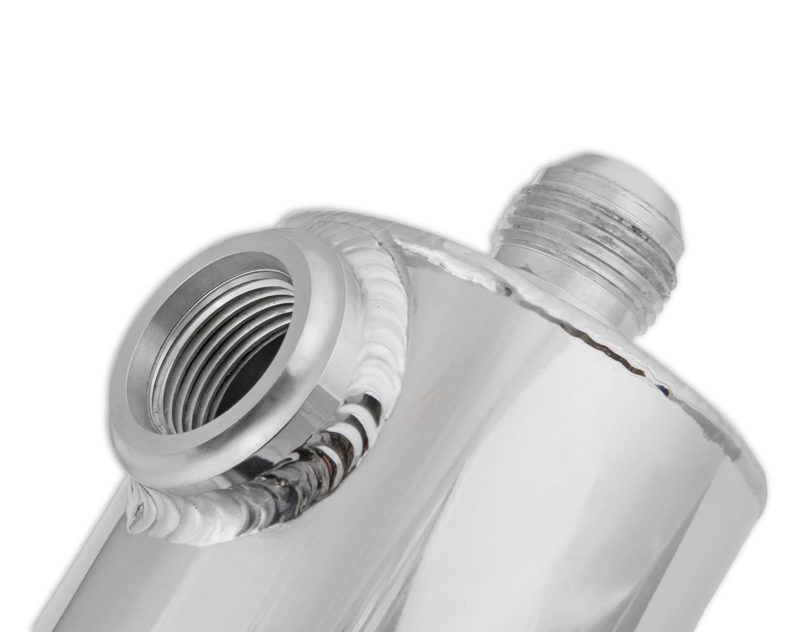 Earl's Performance Breather Tanks CT101ERL Oil Tank, Aluminum, Polished, Dual -12 AN ORB, Each thumbnail 4