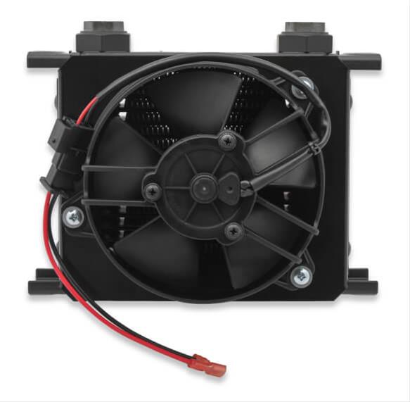 Earl's Performance UltraPro Fan Pack Oil Coolers FP219ERL Fluid Coolers, Coolers, Tube and Fin, 19-row, Aluminum, Black, Single Fan, 342 cfm, Each thumbnail 3