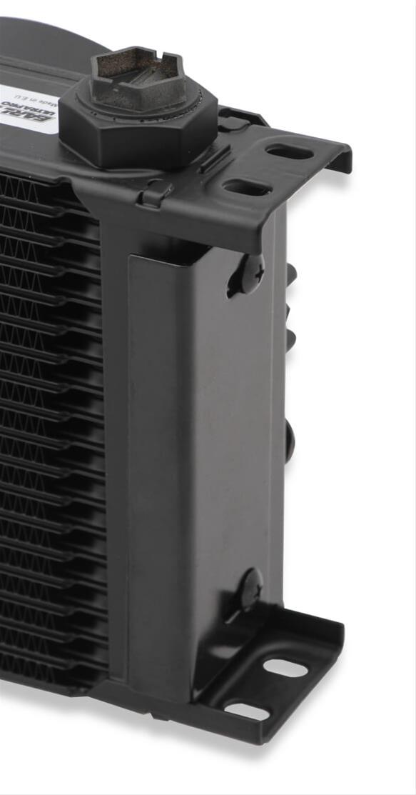 Earl's Performance UltraPro Fan Pack Oil Coolers FP219ERL Fluid Coolers, Coolers, Tube and Fin, 19-row, Aluminum, Black, Single Fan, 342 cfm, Each