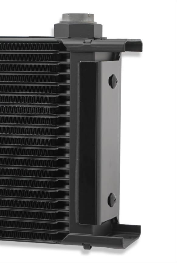 Earl's Performance UltraPro Fan Pack Oil Coolers FP820ERL Fluid Coolers, Coolers, X-Wide, Stacked Plate, 20-row, Aluminum, Black, Single Fan, 342 cfm, Each