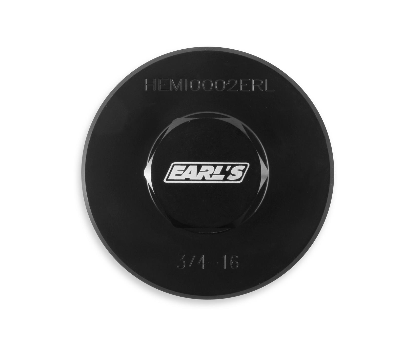 Earl's Performance HEMI0002ERL Earl's Performance Oil Filter BlockOff