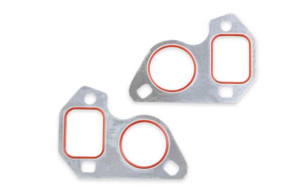 Earl's Performance Electric Water Pump Block Adapters LS0022ERL Port Adapters, Billet Aluminum, Black Anodized, Four -12AN Female Ports, Gaskets, Bolts, Chevrolet, LS, Pair thumbnail 2